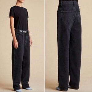 Khaite Martin Jeans | Prescott Washed Black size 27